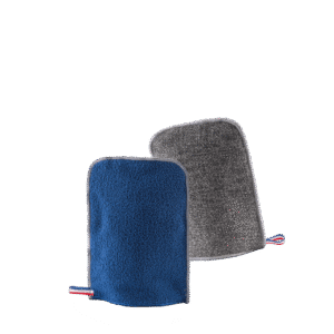 Gant microfibre pour vitre Plus’net Polyester, Bleu / Gris — Dixneuf