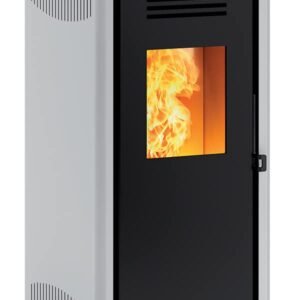 Poêle à granulés Invicta Mirano 8 Wi-Fi — 8 kW — Gris