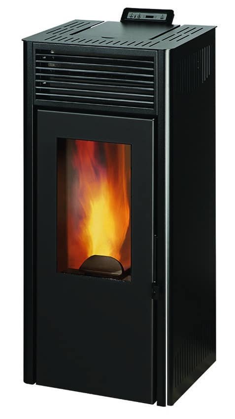 Poêle à granulés Invicta Nola 10 — 9,5 kW — Noir