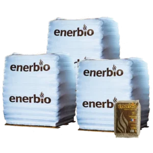 Granulés de bois ENERBIO - 3 palettes - 198 sacs 2970 kg