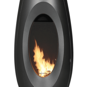 Poêle à bois Invicta Ovatio — 5,5 kW — Anthracite